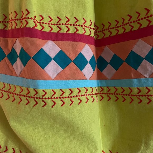 Liefsdottir multi-colored strapless dress size 2 Anthropologie - Picture 5 of 8